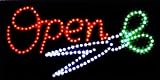LED Neon Animated Hair CUT Salon Open Business Sign W/ TWO Switchs: Power and Animation ON/OFF Model: L24