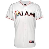 Miami Marlins Replica 2012 Home Jersey by Majestic Select Size: X-Large