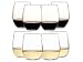 Riedel O Mixed Cabernet/ViognierTumbler, Set of 6 Plus 2 Bonus Glasses