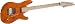 Laguna LE924 Electric Guitar Awesome Orange Transparent