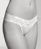 Maidenform Womens Satin and Lace Thong #40323