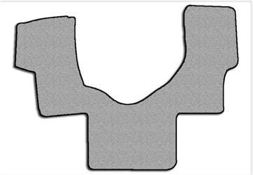 Chevrolet Express Touring Carpeted Custom-Fit Floor Mats - Conversion van 1 PC Set - Medium Beige (2003 2004 2005 2006 2007 2008 2009 2010 2011 03 04 05 06 07 08 09 10 11)