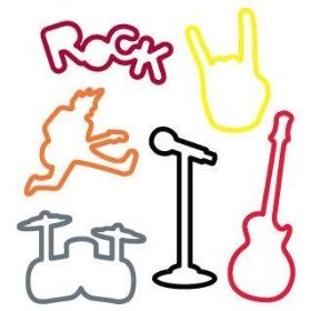 Silly Bandz 24Pack Rock Bandz