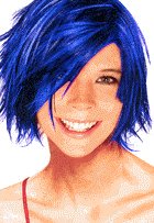 tint for hair:3oz. Can of Temporary Spray In Hair Color (Blue)