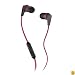 Skullcandy S2IKDY-010 Ink'd 2.0  Earbud Headphones with Mic (Black/Red)