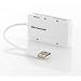 deleyCON All in One Cardreader USB 2.0 Kartenleser Wei� Kartenleseger�t f�r Speicherkarte inkl. microSd / microSDHC Steckplatz - SD / SDHC / M2 / MS / XD
