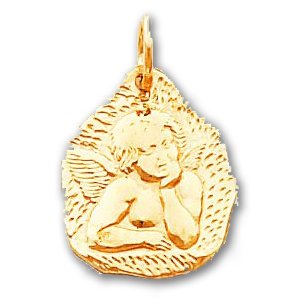 10k Angel Pendant