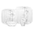 Corelle Square Round 16-Piece Dinnerware Set, Shadow Iris
