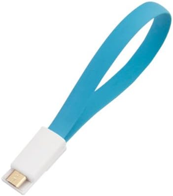 MONOKO Micro USB Sync and Charge Cable, with Megnet, Blue