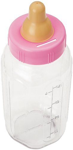 11 Inch Baby Bottle Banks - Pink