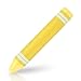 iPad Stylus Pen, BoxWave [KinderStylus] Crayon Shaped, Thick Kids Stylus for Apple iPad - Yellow
