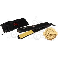 Le Angelique New Pro-Select 100% Solid Ceramic Hair Straightener - Black