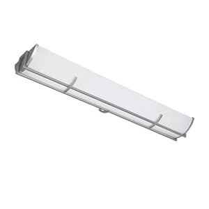 Aliotta Linear Decorative Flush Mount in Satin Platinum