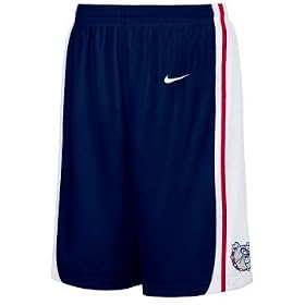 Gonzaga Bulldogs College Blue Screen Printed Replica Basketball Shorts By Nike Team Sports