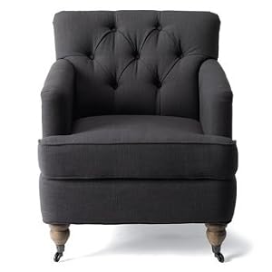 Baylor Club Chair Armchair - Latte - Grandin Road