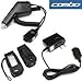 Bargaincell- 3-Piece Value Combo Pack Of Samsung SPH-A640 A640 Includes: Vehicle Cigarette Lighter Power Charger with IC Chip + Black Genuine Leather Case + Home Wall Travel Plug in Ac Charger