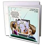 Londons Times Famous People Places Books Cartoons - CHILDREN S BOOK REVIEWS - Greeting Cards-12 Greeting Cards with envelopes