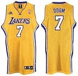 Lamar Odom Los Angeles Lakers #7 Swingman Adidas NBA Basketball Jersey (Gold)