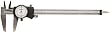 Mitutoyo 505-719, Dial Caliper, 0 - 8" X .001", .200" per Rev., White Face
