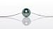 AAA Peacock Tahitian Cultured Pearl Solitaire Necklace