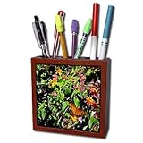 WhiteOak Photography Butterflies - Autumn Colors Gulf Fertillary Butterfly - Tile Pen Holders-5 inch tile pen holder