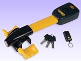 Portable Car Steering Lock with Alarm and Remote