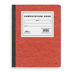 AMP22156 Computation Book - Stitch Bound Image AMP22156 Computation Book - Stitch Bound