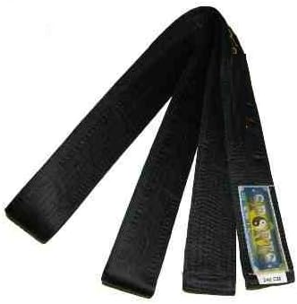 Takashi KARATE - 320cm Master Black Belt Satin SHIHAN