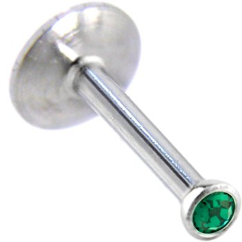 16 Gauge STEEL Emerald Gem Push-In MONROE Ring - 5/16