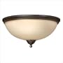 Hinkley Lighting 5951IB Medium Round Flush Mount - Iron Bronze Savannah Contemporary Lights