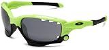 Oakley Men's Jawbone Iridium Sunglasses,Retina Burn Frame/Black & Yellow Lens,one size