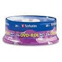 Verbatim 95310 8.5 GB 2.4X Dual-Layer DVD+R, 20-Disc Spindle