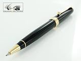 Aurora 88 Gold Plated Black Resin Ballpoint Pen - AU-830