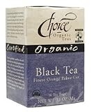 Choice Organic Teas Tea Organic Black 16 bag ( Value Multi-pack of EIGHT(8) x 6)