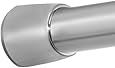 InterDesign Forma Constant Tension Bathroom Shower Curtain Rod - 43-75", Medium, Brushed Stainless Steel