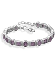 7"+1" Extension Amethyst Bracelet