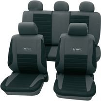 Cartrend 60122 Sitzbezug Komplett-Set \"Active\", Silber, mit Dokunaht Preisvergleich