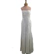 Wedding Dress. Womens Long Evening Gown. Formal Bridal Dress. Ivory Beaded Dress by Sean Collection (1847)