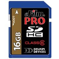 Delkin 16GB SDHC Class 6 SD Memory Card - Delkin DDSDPRO216B by Delkin