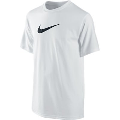 Nike 380969-010 Legend Dri-Fit Short Sleeve Tee - Youth - Black/White