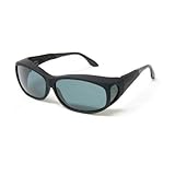 Cocoons Live Eyewear Sunglasses Mini Slim Black Frame with Polarized Gray Lenses C412G