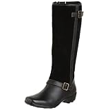 Naturalizer Women's Jadis Boot,Black Suede,7.5 WW US by Naturalizer