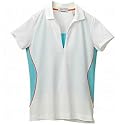 Tehama Ladies Hang 'Em Dry Colorblock Zip Polos