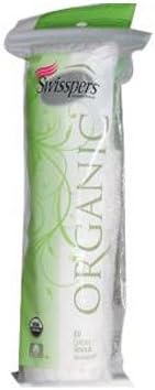 Swisspers Organic Cotton Round Pads - 80 Pack