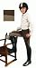 Sports : Kinder Reithose mit Haftbesatz 2 farbig in braun / grau Gr. 164