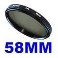 58MM Circular Polarizing Filter (CPL) for Kodak, Nikon, Canon & ANY Camera with a 58MM Filter Thread!