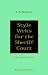 Style Writs for the Sheriff Court: An Illustrative Guide to Written Pleading in General and Sheriff Court Writs in Particular