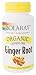 Solaray - Organic Ginger Root, 100 capsules