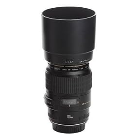 ET67 ET-67 Pare-soleil d'objectif pour Canon EF 100mm f/2.8,Eos 60D,50D,40D,7D,5D,1Ds,600D,550D,500D,450D.
