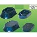 TOE-TAL-TEE 4 IN ONE KICKING TEE This all-in-one kicking tee is the choice of the pros. Kicking system includes kick-off tee, extra point tee, kick-off tee and extra point tee. Made of black molded rubber. - Football Accessories